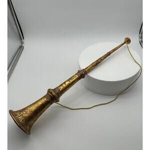 Trumpet large Christmas ornament collapsible easy storage Angel 30"